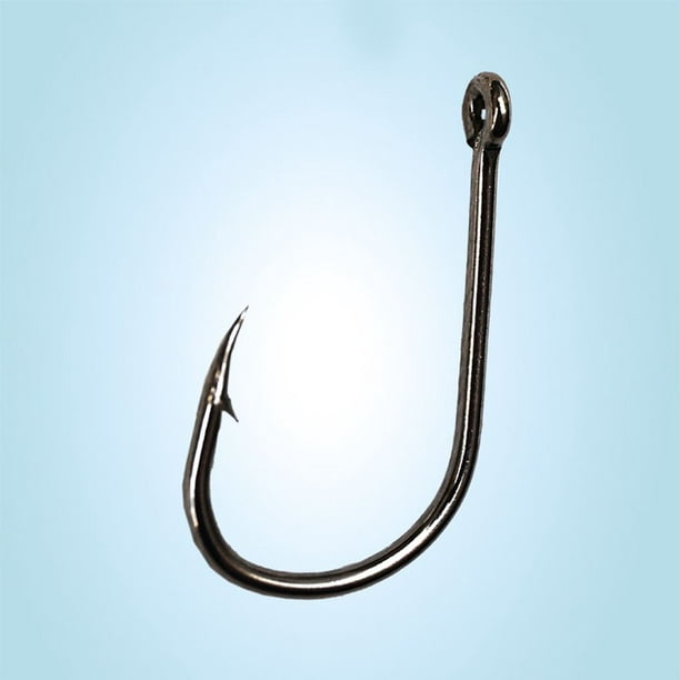 100PCS/Set Carbon Steel Carp Fishing Hook Fishhooks Durable Jig Head  Fishing Hooks with Hole, Type 6 