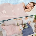 thumbnail image 6 of PAVILIA Cooling Blanket for Hot Sleepers, Lightweight Summer Blanket for Bed, Cooling Chill Throw Blanket for Night Sweats Absorb Heat for Adult Kids on Warm Night, Pink, 60x80inch, Twin, 6 of 7