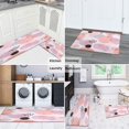 thumbnail image 6 of Kitchen Rugs and Mats Non Skid Washable Spring Floral Dalia Summer Kitchen Mat and Rug Set,Floor Cushion Absorbent Rug,Rubber Backed Area Rugs for Kitchen Laundry, 6 of 7