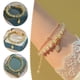 thumbnail image 3 of Pulseras de alta gama, ramas doradas y hojas de jade, lujo ligero, pulseras de nicho, alta gama, 3 of 7