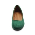 thumbnail image 3 of Ollio Women's Shoes Ballet Light Faux Suede Low Heels Flats ZM1014, 3 of 6