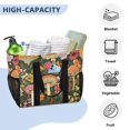 thumbnail image 3 of FORMRS Tote Bag for Women Large Capacity Canvas Travel Foldable Carry On Shopping Handbag, Colorful Mushroom, 3 of 8
