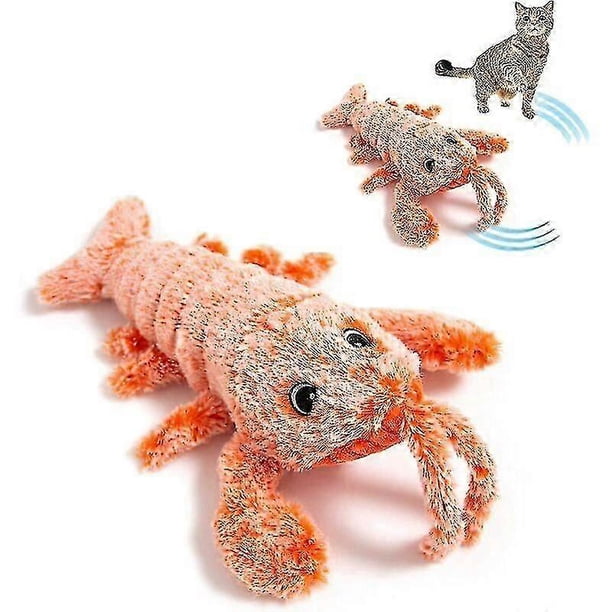 Cat Toy Interactive Electronic Fish Toys For Cats - Soft Electric Toys, Washable Plush, 3 Speeds, Usb Cable - Stimulate Kitten Hunting Gadgets