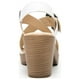 thumbnail image 4 of Sandalia De Tacón Flexi para Mujer Estilo 102919 Blanco, 4 of 5