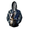 thumbnail image 3 of Ropa de otoño para hombre Sudadera con capucha informal para hombre Sudadera con capucha con cremallera Sudadera con capucha suelta Ropa Y2k Sudadera con capucha con estampado de gatito y conejito par, 3 of 5