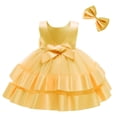 thumbnail image 1 of Vestido NSSMWTTC, vestido de fiesta de tul amarillo para niñas 90, 1 of 5