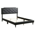 thumbnail image 3 of Home Bedroom Furniture Deb Jewel Black Tufted Full Panel Bed, 3 of 7