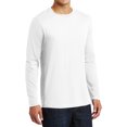 thumbnail image 4 of Men's Perfect Weight Long Sleeve Tee Bright White 3X-Large, 4 of 4