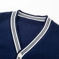 thumbnail image 7 of JAJAHO Knit Cardigan Sweater For Kids Boys Girls Unisex Long Sleeve V Neck Button Up Jacket Lightweight Outerwear Classic Clothing Preppy Style Trendy Tops, 7 of 7