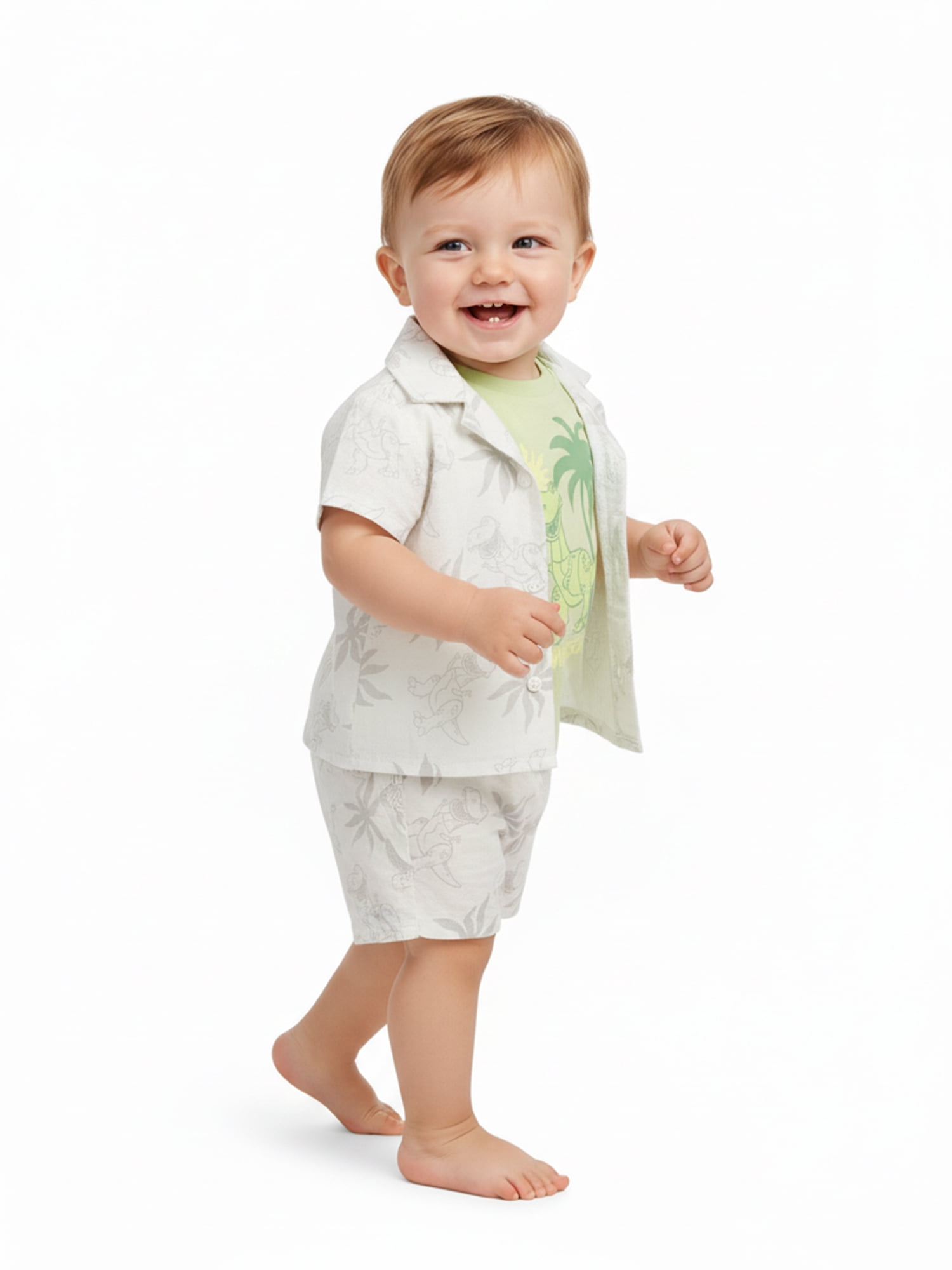 Toy Story Baby Boys Rex Outfit Set, 3-Piece, Sizes 0M-24M