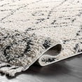 thumbnail image 4 of nuLOOM GCDI01A Nieves Moroccan Diamond Tassel Area Rug, 5` 3" x 7` 7", Off White, 4 of 4