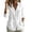 *White, variant on VBVC Women's Cotton-Linen Button Down Shirt , Ladies' Lightweight Long Sleeve Blouse , Casual Collared Tunic For Women,Army Green,S-2XL