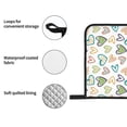 thumbnail image 5 of Lovely Love Graffiti Oven Mitts and Pot Holders Sets Baking Sets for Kitchen BBQ Gloves Heat Resistant Cooking Romantic 4 Pieces, 5 of 8