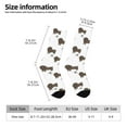 thumbnail image 2 of Lukts Dachshund Dog Pattern Womens Crew Soft Moisture-wicking Socks,Moisture Control Crew Socks,Mid Calf Socks, 2 of 6