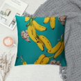 thumbnail image 2 of Nawypu  Banana Pillow Covers,Decorative Throw Pillow Banana Fruit Pattern Sketch Style Pillow Cases Outdoor Indoor Square Cushion Covers for Home Sofa Couch Blue Yellow, 2 of 5