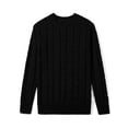thumbnail image 5 of Women'S Winter Chunky Cable Knit Long Skirt 2 Piece Outfit Sweater Sets Black L, 5 of 10