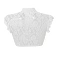 thumbnail image 4 of Womens Camisole Tops V Neck Elegant Short Sleeve Dirndl Costume Blouse Summer Tops for Women, 4 of 5