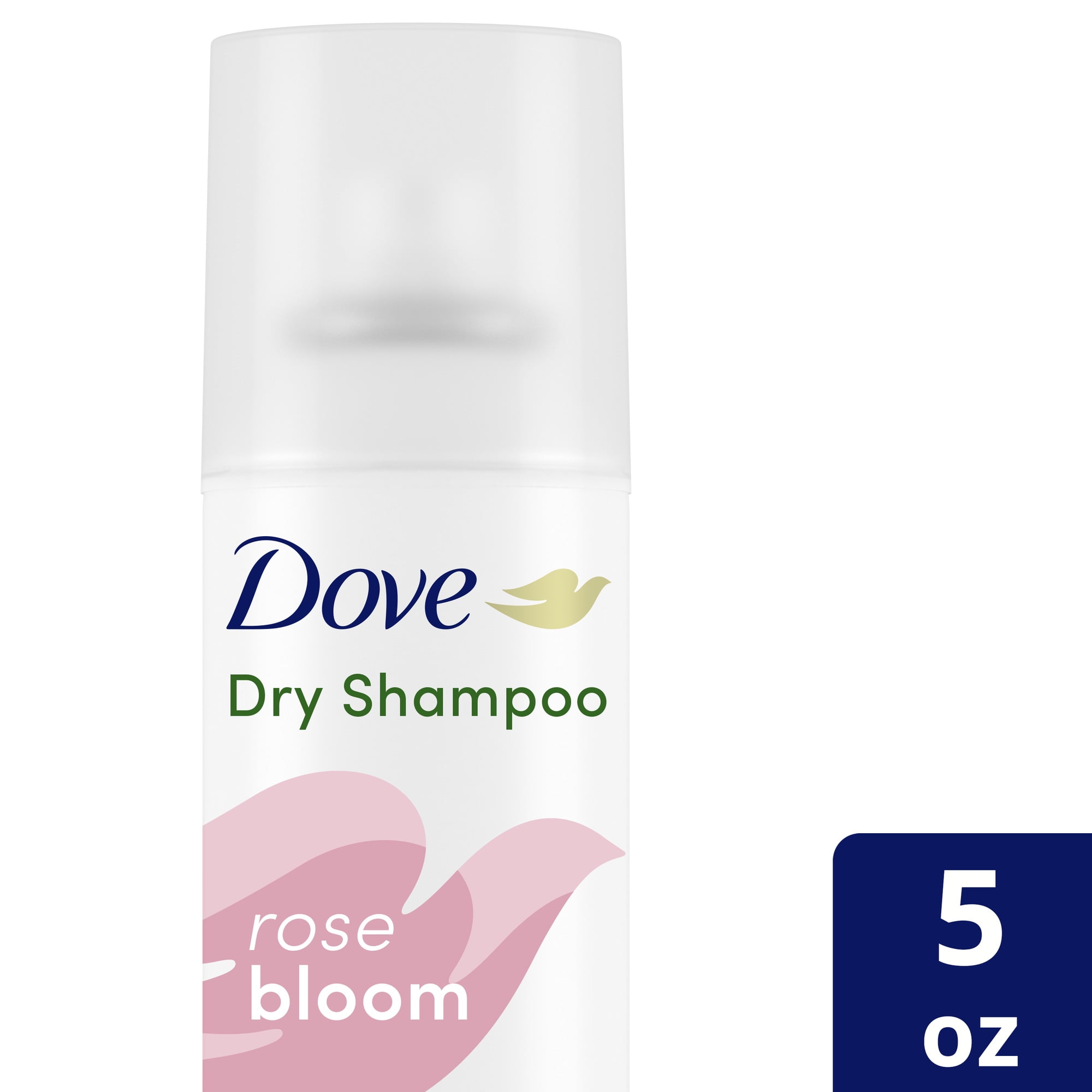 Dove Refreshing Dry Shampoo, Waterless Shampoo with Rose Bloom scent for All Hair Types, 5 oz