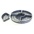 thumbnail image 2 of Blue Rose Polish Pottery Tulip Tray with 4 Plates, 2 of 2