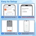 thumbnail image 3 of WiFi Smart Outlet Plug with Remote, Electric Smart Plug with Wall Switch,Compatible with Alexa and Google Home via Tuya,15A/1500W,Remote Control from Anywhere,TUV FCC List(2.4G), 3 of 4