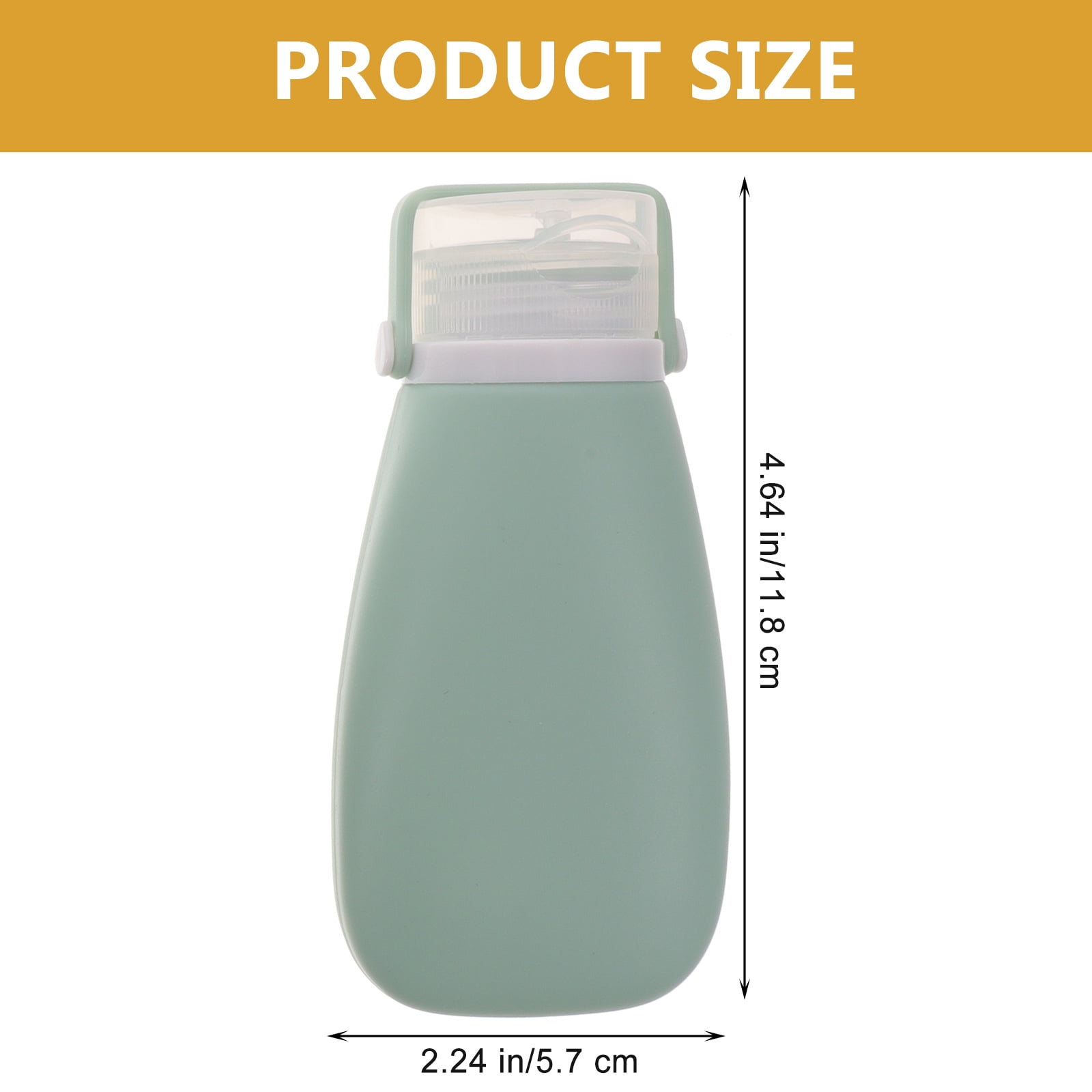 Masteelf 12 pcs Empty Travel Bottles Portable Toiletry Container Lotion Refillable Bottles