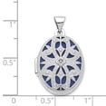 thumbnail image 5 of Primal Gold 14K White Gold 21mm Diamond Vintage Oval Locket, 5 of 5