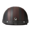 thumbnail image 4 of Moto Scooter cara abierta medio casco de cuero con visera UV, 4 of 8