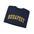 thumbnail image 3 of Budapest Sweatshirt Gifts Crew Neck Shirt Long Sleeve Unisex, 3 of 7