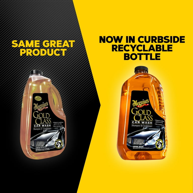 Meguiar's Gold Class Car Wash - Deep Clean & Shine with Soap Wax