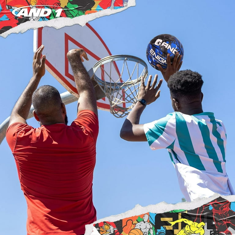 バスケットAND1 AND1 Enigma Youth Rubber Basketball Size 5 27.5 inch Indoor