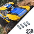 thumbnail image 2 of Vogacara Adaptador de extensión de cubo de coche RC, extensión de accionamiento hexagonal de 12mm de longitud, adaptadores de extensión de Kits de construcción modelo rojo, 2 of 6