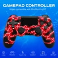 thumbnail image 2 of Gaming Controller for P4/Slim/Pro & PC, Wireless Controller with Dual Vibration & 6-Asix Gyro Motion Control, 2 of 6