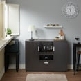 thumbnail image 3 of Furniture of America Angelo Modern Multi-Storage Buffet, Espresso, 3 of 8
