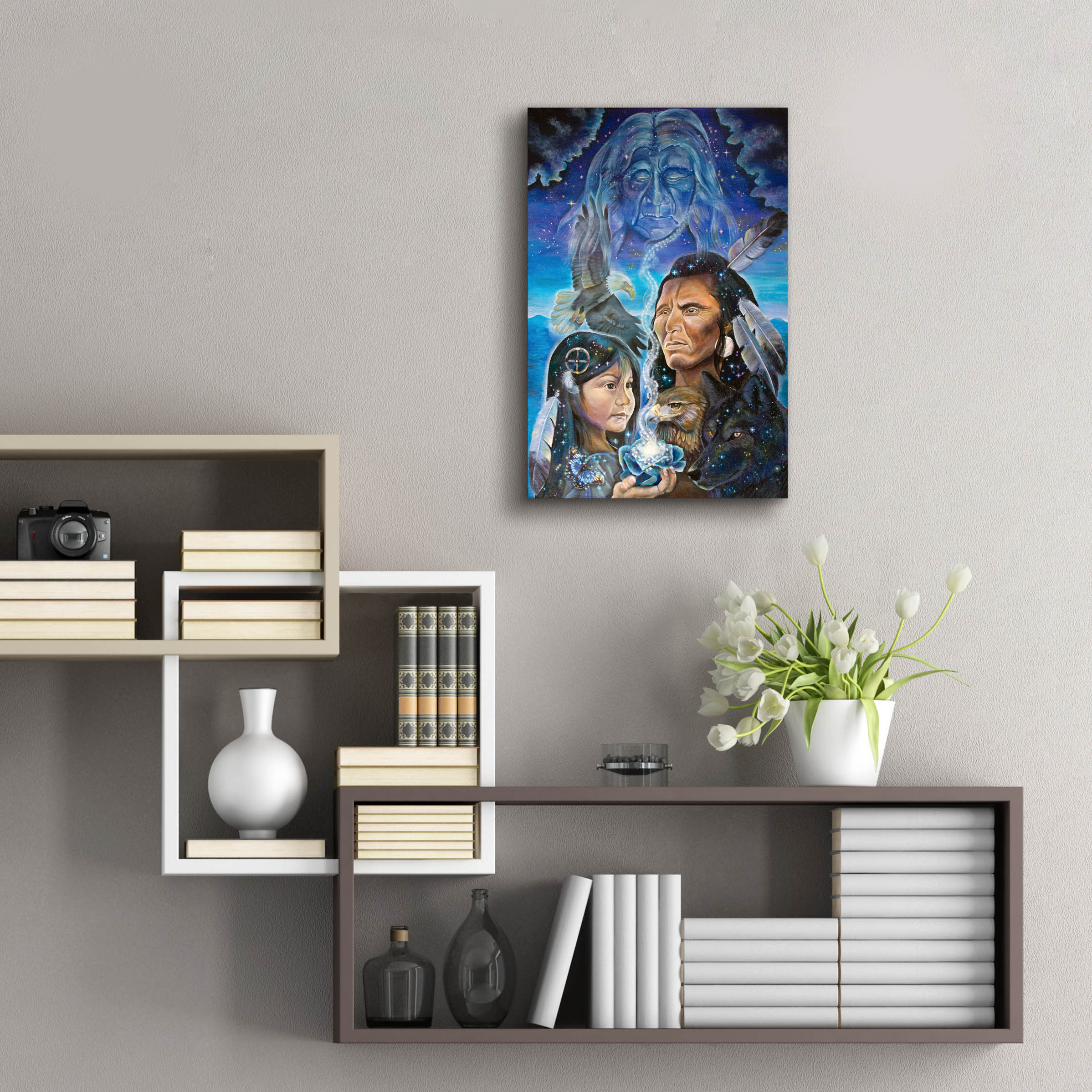 Epic Art 'Honor'  by Verena Wild Acrylic Glass Wall Art, 16" x 24"