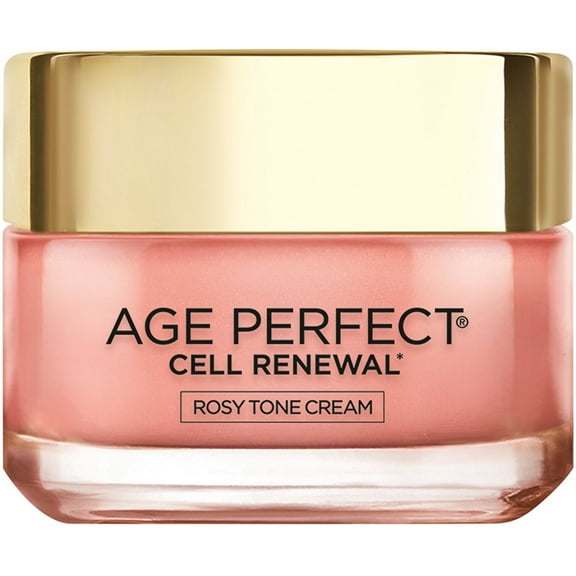 L'Oreal Age Perfect Cell Renewal Rosy Tone Moisturizer 1.7 oz (Pack of 4)