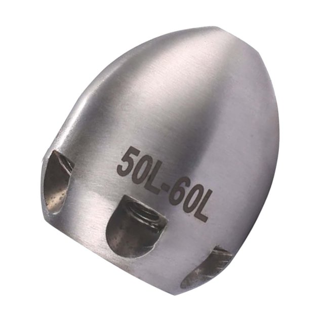 Stainless Steel Sewer Nozzle Flusher Pipe Nozzles for Window, Patio 50L to 60L