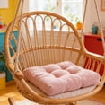 thumbnail image 6 of Square Seat Cushions for Seat Dining Chair, Chair Cushions Square No Ties, Desk Chair Cushion for Long Sitting Cute Comfortable Fleece Seat Cushion Thick Dorm Room Essentials, 6 of 6