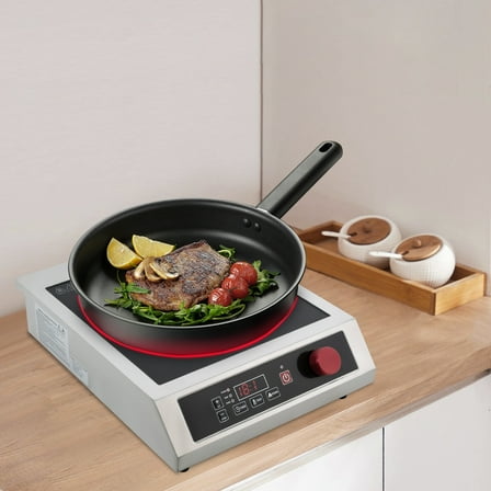 Induction Cooker 1 Burner Cooktop 3500W Single Burner Electric Cooktop 10 Temp