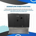 thumbnail image 5 of ACiQ 3.5 Ton 13.4 SEER2 60,000 BTU Gas Package Unit with Install Kit - R32 Downflow | 81% AFUE Natural Gas AC/Heating System, 5 of 8