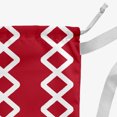 thumbnail image 3 of Simply Daisy Geometric 18 x 29 inch Red Laundry Bag, 3 of 3