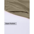 thumbnail image 4 of BIG ELEPHANT Women's Athletic Running Shorts with Zipper Pockets, Lined Sports Shorts, 4 of 8