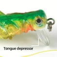 thumbnail image 6 of 2PC Anmuka 3g Realistic Grasshopper Fishing Lure - PVC & Carbon Steel, Ideal for Bass, Freshwater Bait with Treble Hooks, Dark Green, Best for Christmas, 6 of 9