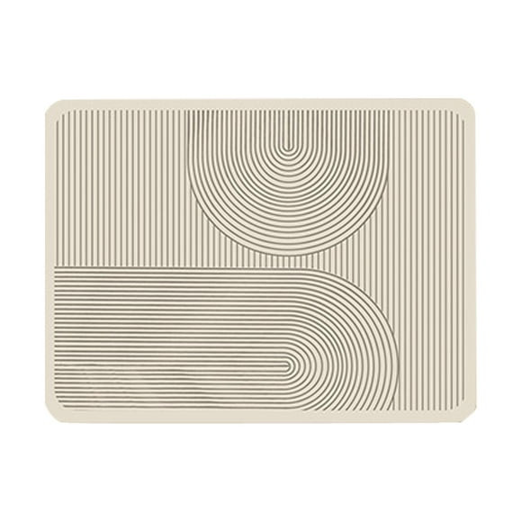 Tapis de BBQ et Tapis de Feu pour Cuisine, Tapis d'Isolation Durable pour Table, Tapis de Cendrier en Boue de Diatomée Lavable