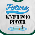 thumbnail image 4 of Inktastic Future Water Polo Player Boys Baby Bib, 4 of 4