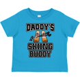 thumbnail image 3 of Inktastic Daddys Skiing Buddy Kids Skis Boys or Girls Toddler T-Shirt, 3 of 5