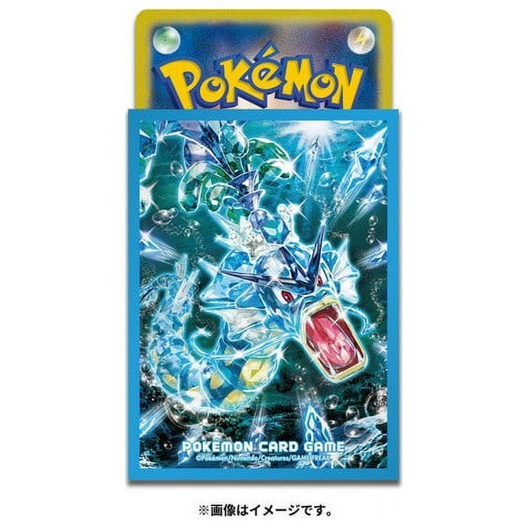 gyarados card sleeves Pokemon TCG 64ct Card Sleeves Premium Gloss Terastal Gyarados
