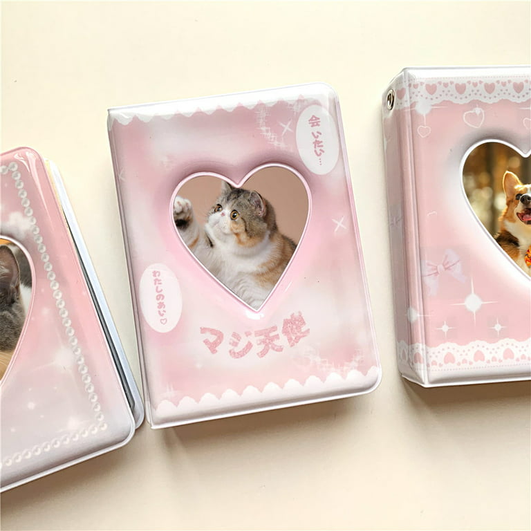3 Inch DIY Kpop Photocard Binder Portable Photo Album 200 Pockets