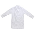 thumbnail image 3 of Bata de laboratorio blanca Sunnimix manga larga para hombres y mujeres L Abrigo de laboratorio, 3 of 6