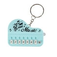 thumbnail image 1 of Cyber and Monday Deals Electric Piano Keyboard Mini Handheld Keyboard,Console, Keychain Pendant To Play Songs, Piano Blue, 1 of 8