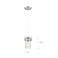thumbnail image 3 of 60/6734-Nuvo Lighting-Antebellum-1 Light Mini Pendant-5 Inches Wide by 7.5 Inches High-Polished Nickel Finish    -Traditional Installation, 3 of 9
